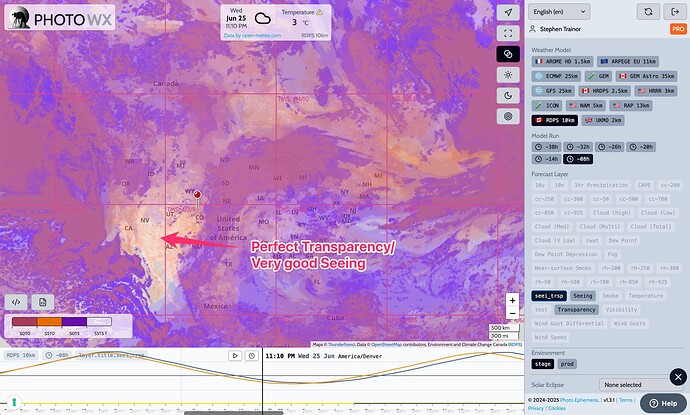 Combined Transparency and Seeing