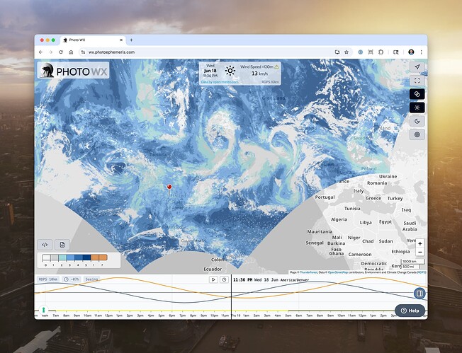 10km Seeing - RDPS Model