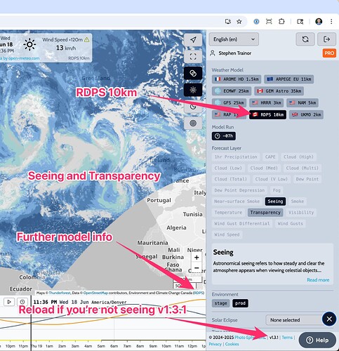 How to find RDPS forecasts