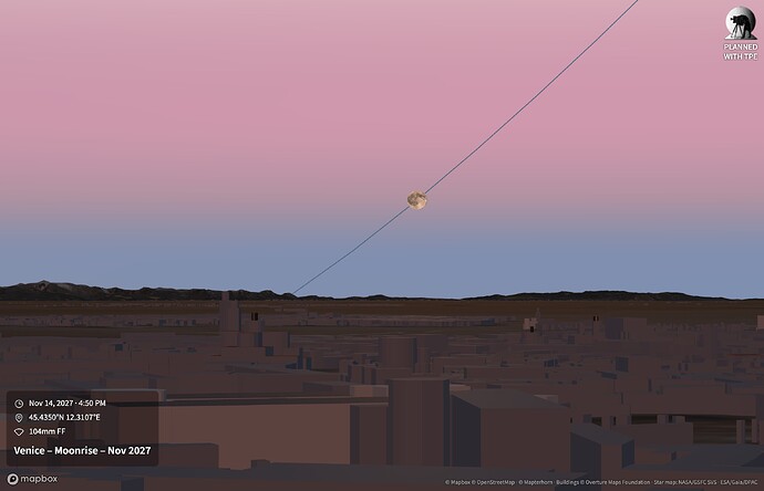 Venice – Moonrise – Nov 2027