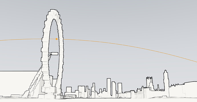 Outline buildings